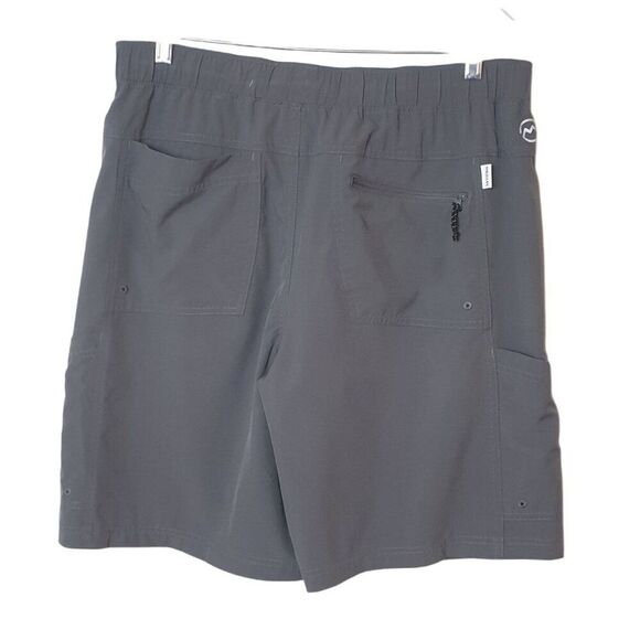 Magellan Outdoors Mens Fishing Shorts L Gray Water-Repellent Utility Sporty - Picture 3 of 8